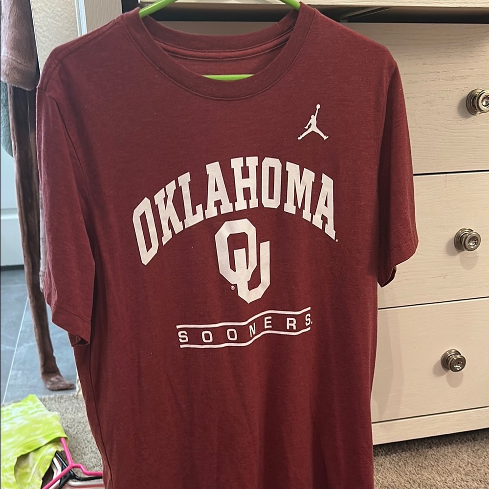 Jordan Oklahoma Sooners Red T-Shirt